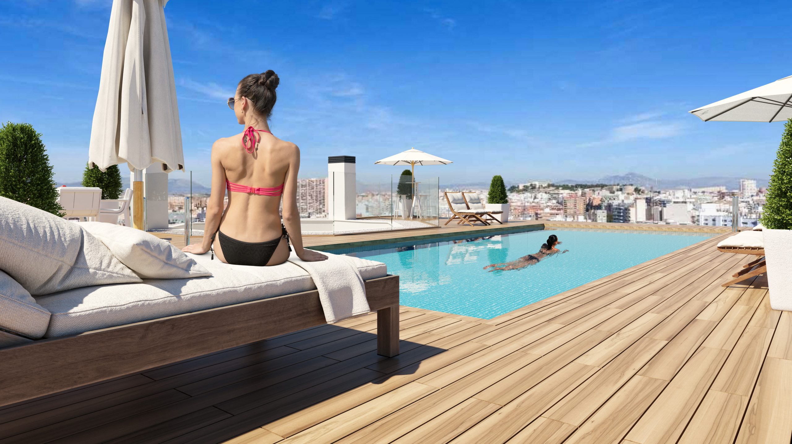 Nowoczesny apartament w La Florida, Alicante